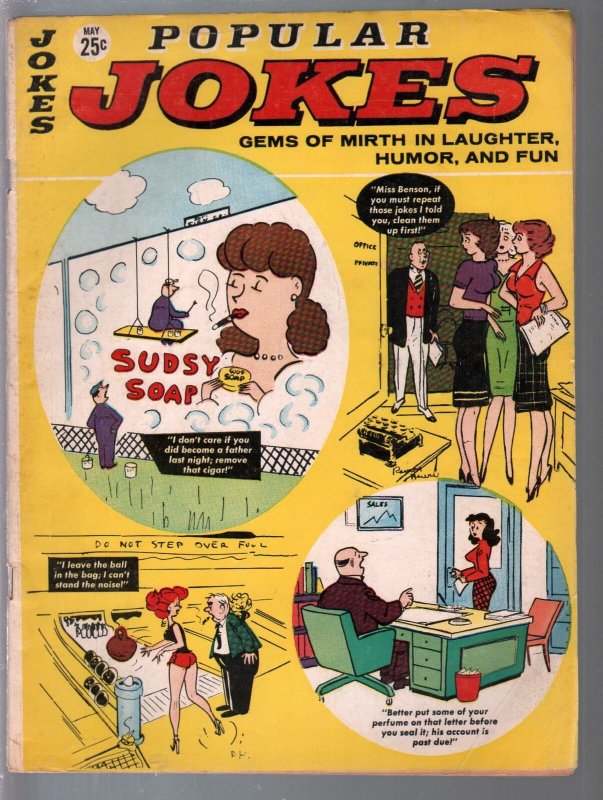 Popular Jokes 5/1964-comics-cartoons-gags-Walt Munson-Priscilla-VG