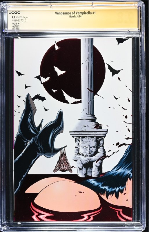 Vengeance Of Vampirella (1994) #1  (CGC 9.8 SS) Signed Joe Quesada • Census= 4
