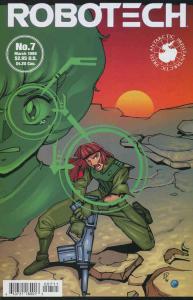 Robotech #7 VF ; Antarctic | Print Run: 7,500 Fred Perry