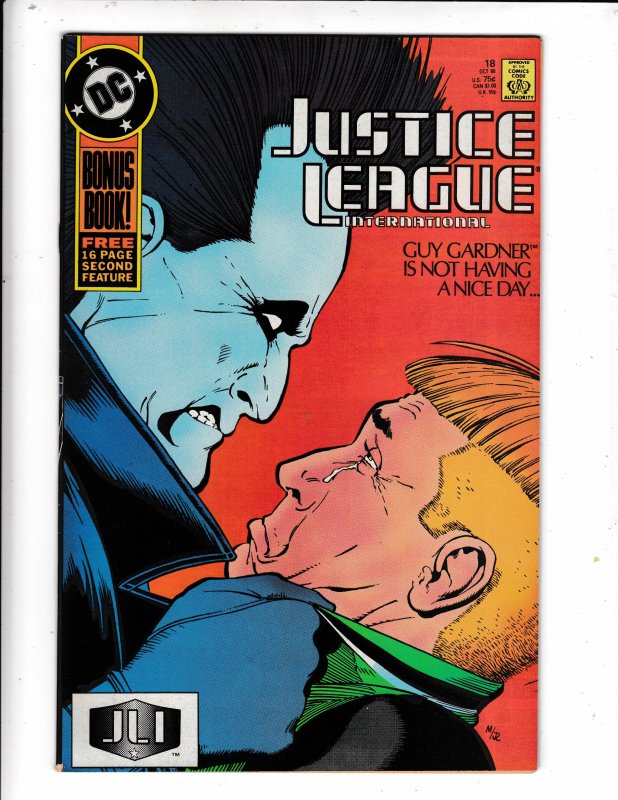 JUSTICE LEAGUE INTERNATIONAL#18 NM/VF  DC COMICS. NO RESERVE Save on shipping