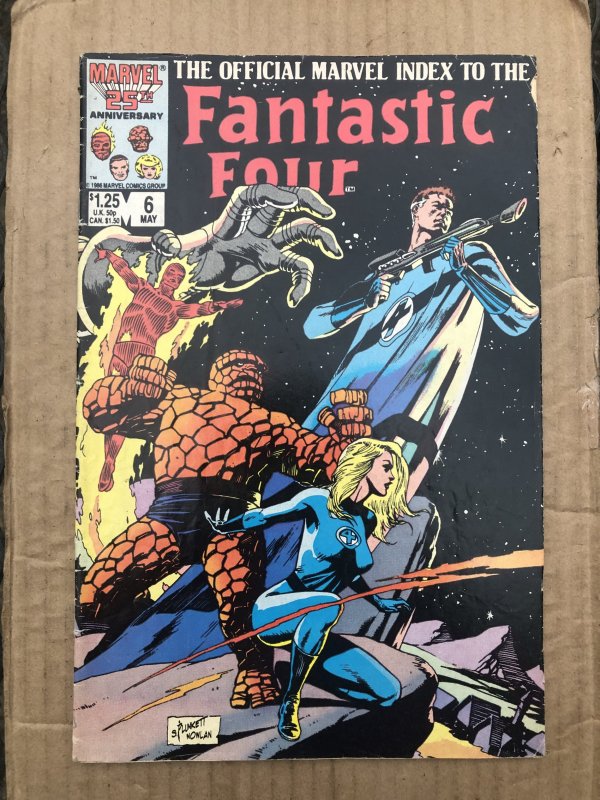 The Official Marvel Index to the Fantastic Four #6 (1986)