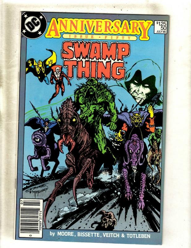 Swamp Thing # 50 NM DC Comic Book Alan Moore Justice League Batman Flash WS9