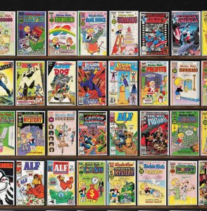 Huge Lot 140+ Comics with Captain America, Alf, Detective Comics & More!