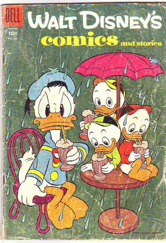 Comics and Stories, Walt Disney's #179 (Aug-55) GD Affordable-Grade Donald Du...