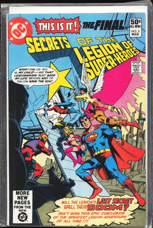 Secrets of the Legion of Super-Heroes #3 (1981) Legion of Super-Heroes