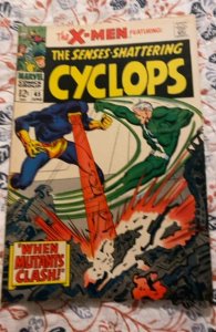 The X-Men #45 (1968)when mutants clash upper mid grade