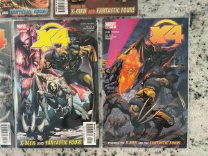 X4 Complete Marvel Comics LTD Series # 1 2 3 4 5 X-Men Fantastic Four Thing J903 