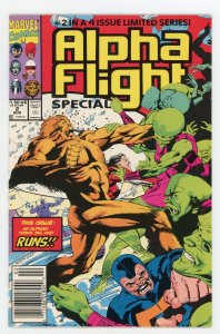 Alpha Flight Special #2 Jackson Guice Cover Avengers Newsstand NM