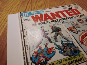 DC Special #8 Wanted (1970) Batman Superman Joker