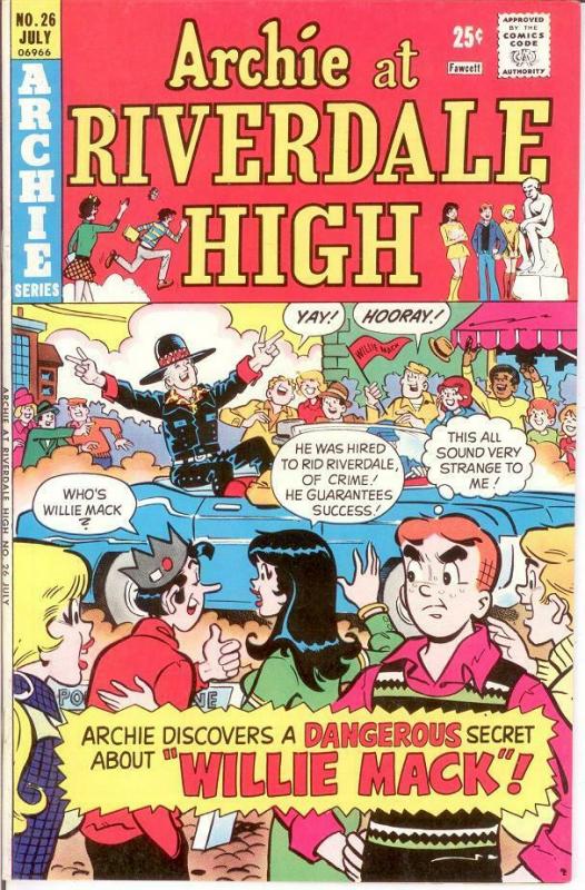 ARCHIE AT RIVERDALE HIGH (1972-1987)26 VF-NM COMICS BOOK 