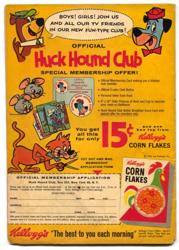 Adventures of Mighty Mouse #152  1961 - Dell  -G+ - Comic Book