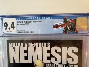 Millar & McNiven's Nemesis #3 CGC 9.4 (2010)