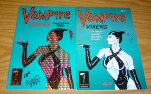 Vampire Vixens #1 VF- one-shot comic + signed special limited edition variant