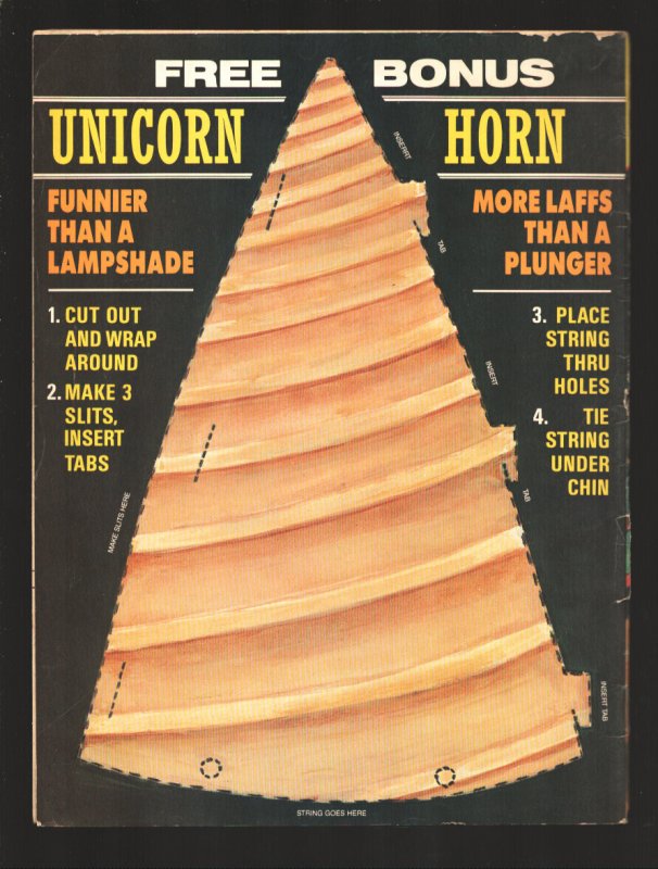 Cracked #216 1985Final episodes of famous comic strips-Dick Tracy-Blondie-Pea...