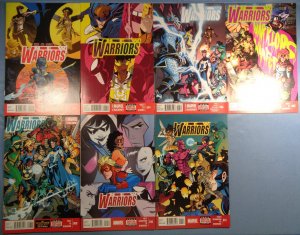 New Warriors Lot of 7 Marvel Comics Spider-Man Nova