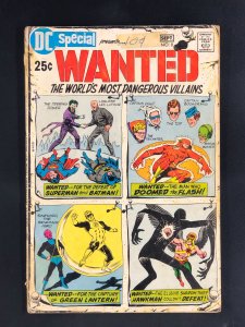DC Special #8 (1970) WANTED the World's Most Dangerous Villains!