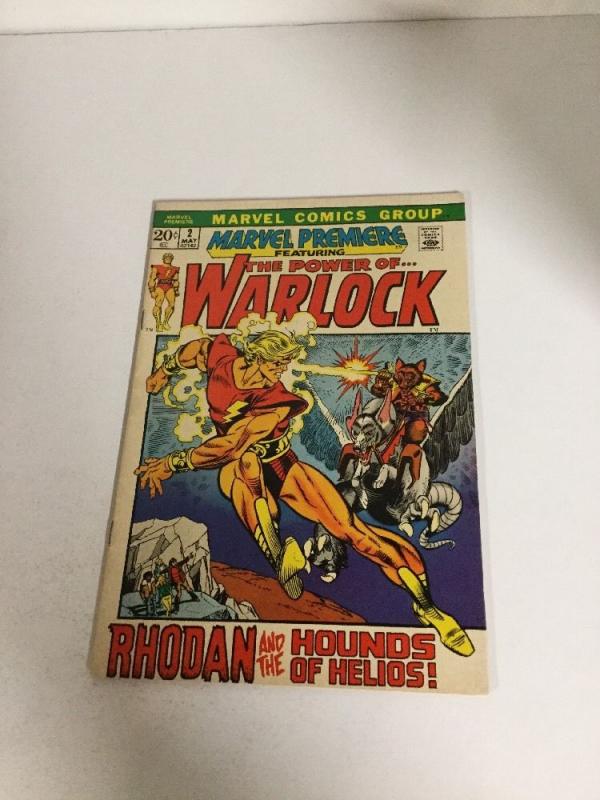 Marvel Premiere 2 Vf Very Fine 8.0 Adam Warlock