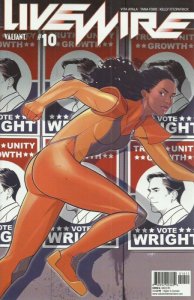 Livewire #10A VF ; Valiant | Afrocentric Super Heroine