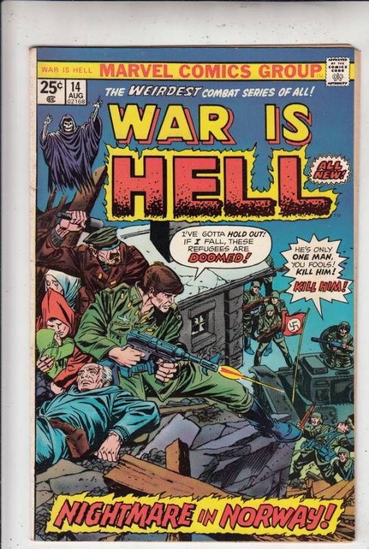 War Is Hell #14 (Aug-75) VF High-Grade Death