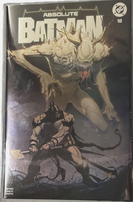 2026 ABSOLUTE BATMAN #18 Exclusive FERNANDEZ FOIL Variant Cover! Limited to 800