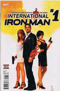 International Iron Man #1 2016 Marvel Comics Alex Maleev Cover 