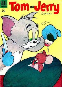 Tom And Jerry Comics #131 VG ; Dell | low grade comic June 1955 Watermelon