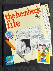 1981 THE HEMBECK FILE Magazine #5 FN+ 6.5 1st Fantaco