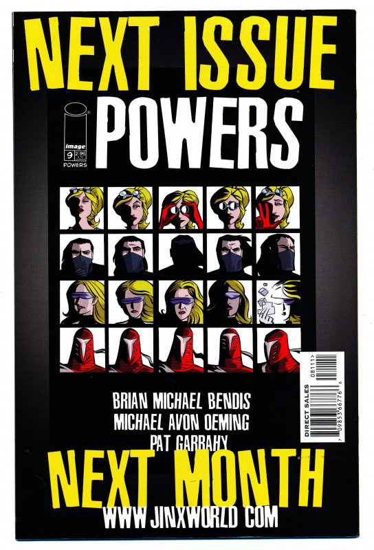 Powers (2000 1st Series Image) #8 VF