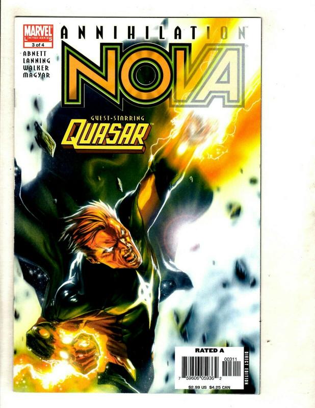 Lot Of 8 NOVA Marvel Comic Books # 1 2 3 4 (Annihilation Mini) + # 4 5 6 7 SM8