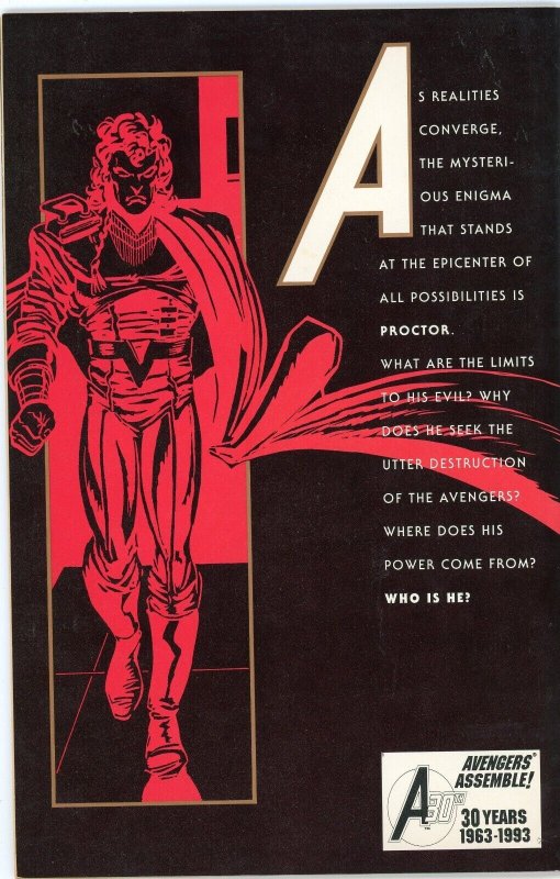 Avengers 30th Annual Celebration #360 - Alternate Visions! (9.2) 1993