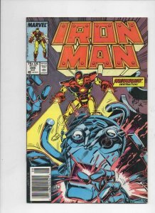 IRON MAN #245, VF Tony Stark, DreadNaught, 1968 1989, more IM in store, Marvel