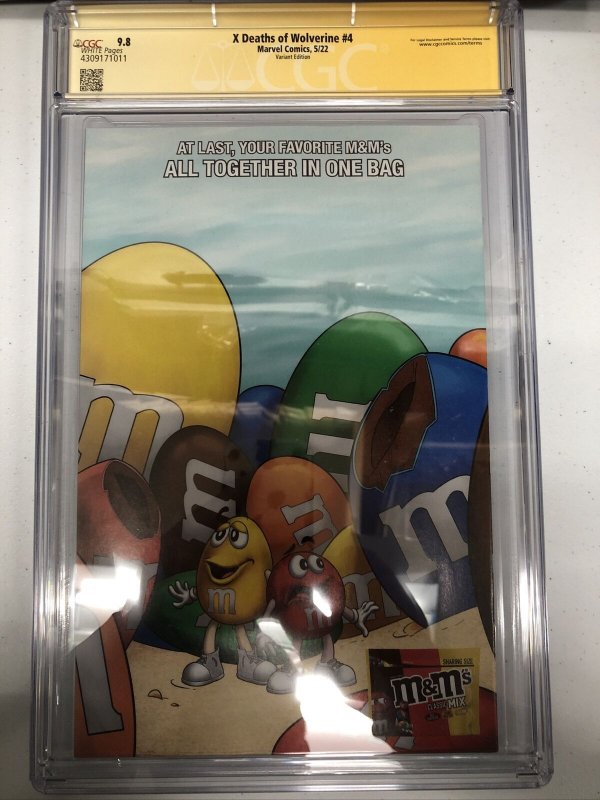 X Death Of Wolverine (2022) # 4 (CGC 9.8 SS) Census=11•Signed By Momoko Variant