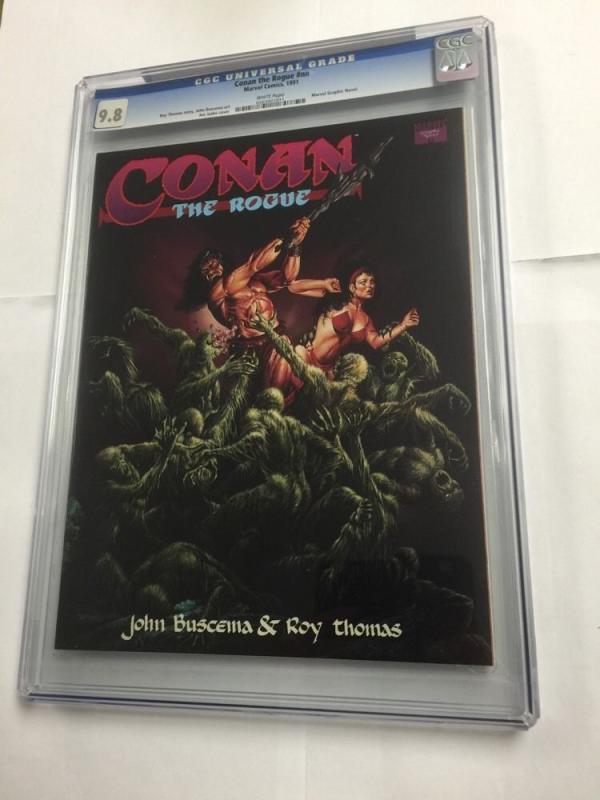 Conan The Rogue Cgc 9.8 White Pages Marvel Graphic Novel Nn Very Rare