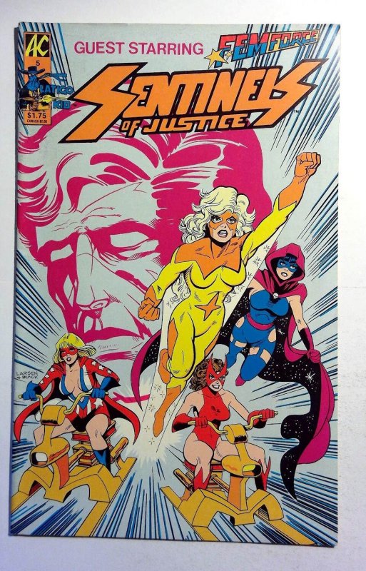 Captain Paragon and Sentinels of Justice #5 1986 AC Comics 1st Print Comic Book