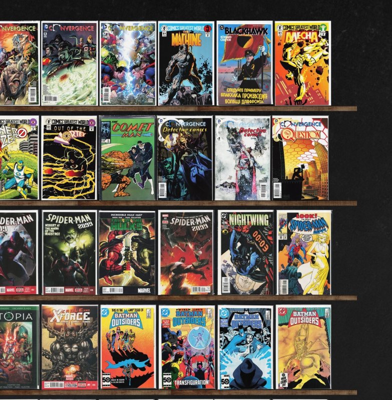 Huge Lot 150+ Comics with Nightwing, Spider-Man 2099 & More!