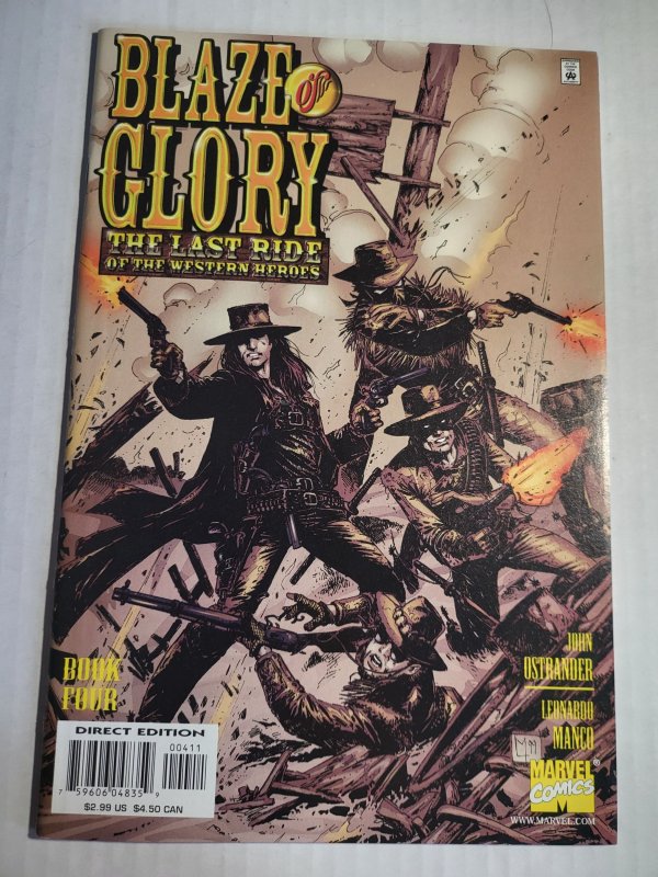 Blaze of Glory #1 through 4 (2000) Complete