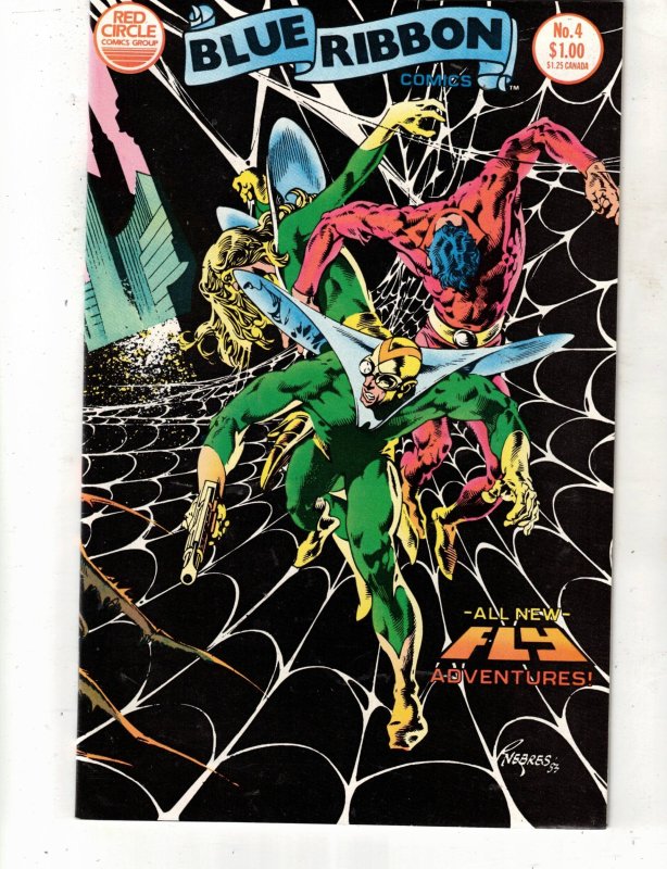 Blue Ribbon Comics #4 (1984) Fly, Fly Girl NM+ Super-Grade 50% OFF! Black Cover