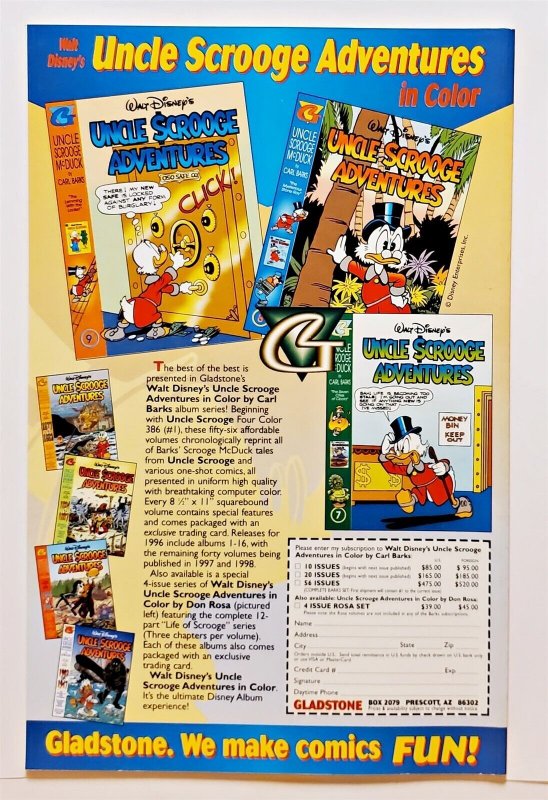 Walt Disneys Comics and Stories #606 (Dec 1996, Disney) 9.0 VF/NM  