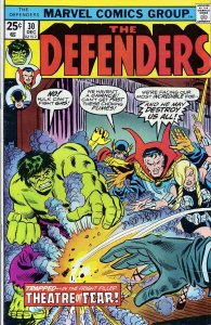 Defenders, The #30 FAIR ; Marvel | low grade comic Bill Mantlo Hulk Doctor Stran