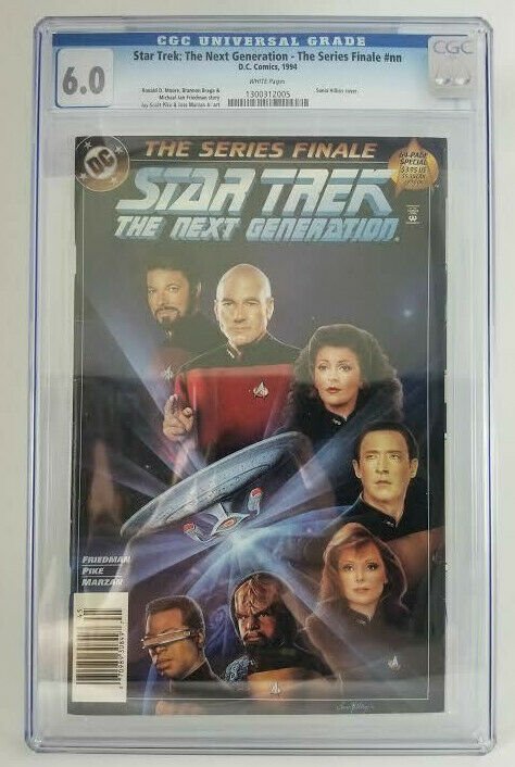 StarTrek: The Next Generation Series Finale - 1994 DC - CGC 6.0 FN~Hillios Cover