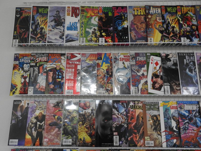 Huge lot 180+ Comics W/ X-Men, Spider-Man, Captain America & More Avg VF- Cond!