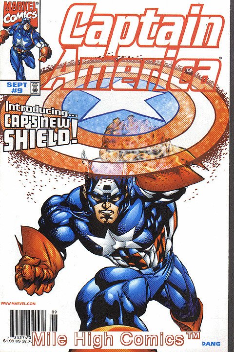 CAPTAIN AMERICA  (1998 Series)  (MARVEL) #9 NEWSSTAND Very Fine Comics Book