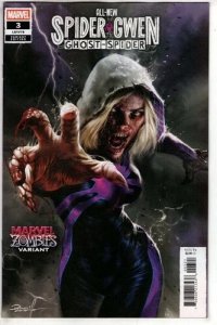 All-New Spider-Gwen: The Ghost-Spider (2025) #3 NM Marvel Zombies Variant Cover