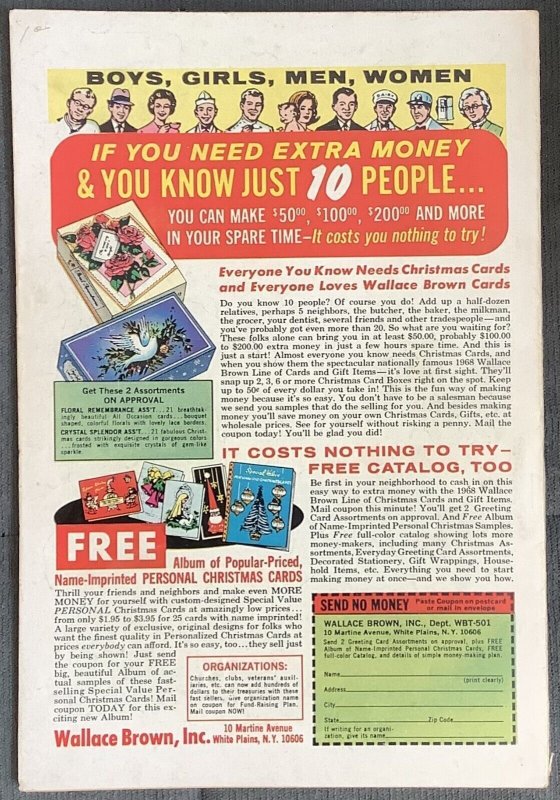 Marvel Super-Heroes #16 (1968, Marvel) 1st App. & Origin of Phantom Eagle. VG/FN