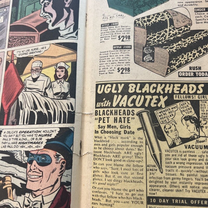 Mister Mystery #15 1954 Aragon Magazines Pre Code Horror, Please see all pics! 