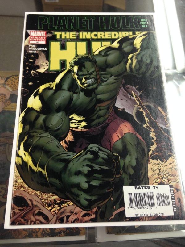 Incredible Hulk Vol.3  92 VF/NM 2nd Print 1st WW Hulk Armor