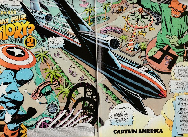 Captain America–What Price Glory#1,2,3,4  Cap vs A Las Vegas Mob !