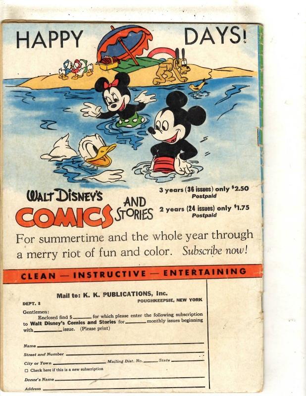 Walt Disney's Comics & Stories # 59 VG Golden Age Dell Comic Book Donald JL15