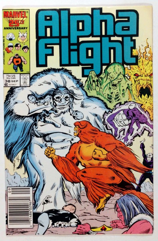 Alpha Flight #38 (1986) NEWSSTAND