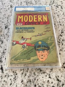 Modern Comics # 66 CGC Graded FN- 5.5 Comic Book Blackhawk Military Comic JH6